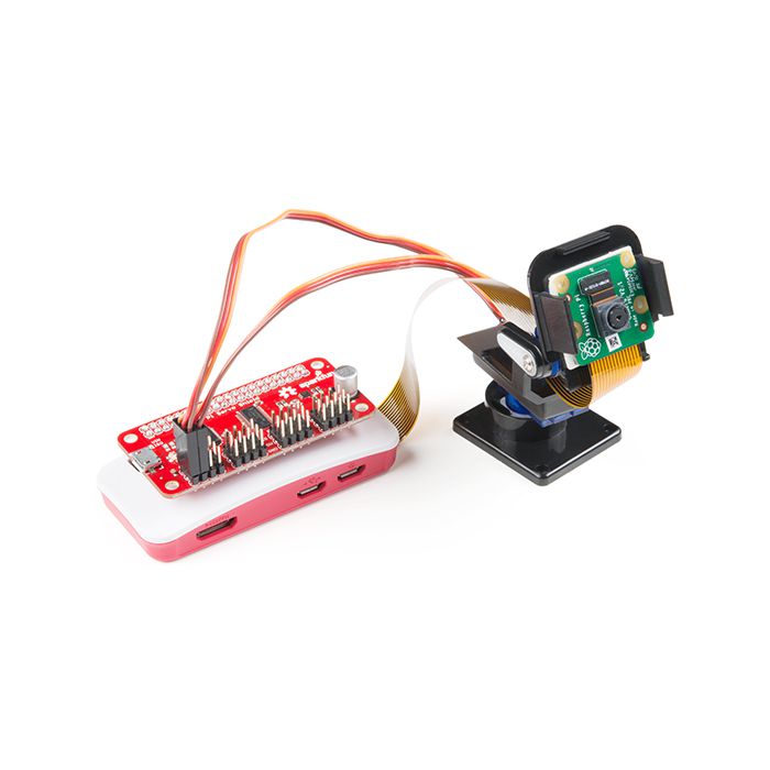 Suporte Pan/Tilt para Câmera Raspberry Pi - Itens Mecânicos - RoboCore