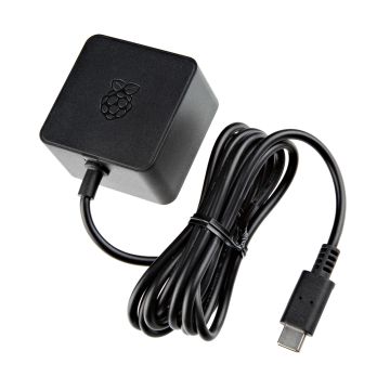 Raspberry Pi 27W USB-C Power Supply, Black, EU SC1157 Antratek Electronics