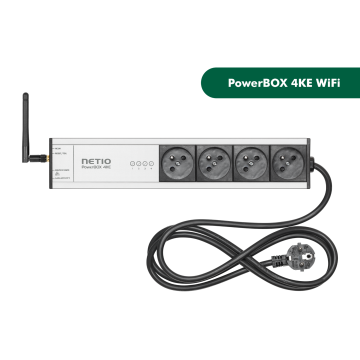 PowerBOX 4KE WiFi Remote Controlled Power Sockets with Metering (BE, FR version) NETIO-PBX-4KE-WiFi Antratek Electronics