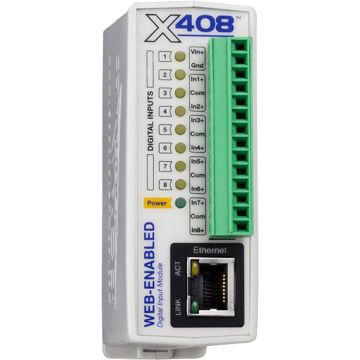 Web-Enabled Digital Input Module - PoE X-408-E Antratek Electronics