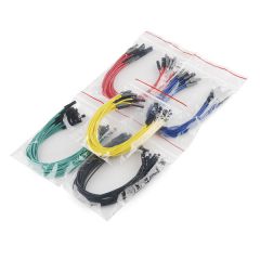 Jumper Wires Premium 6" F/F Pack of 100 PRT-10898 Antratek Electronics